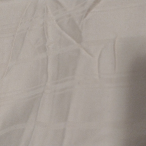 Set of Two Pillow Shams Tonal Cream Stripes Silky - Picture 5 of 12